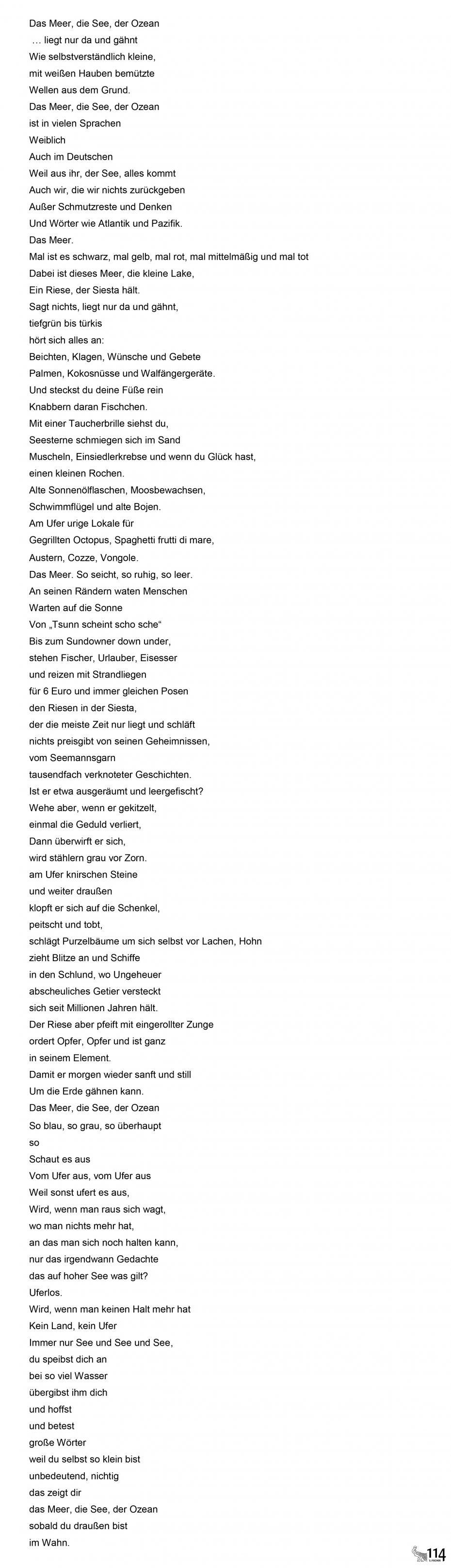 Franzobel, Das Meer