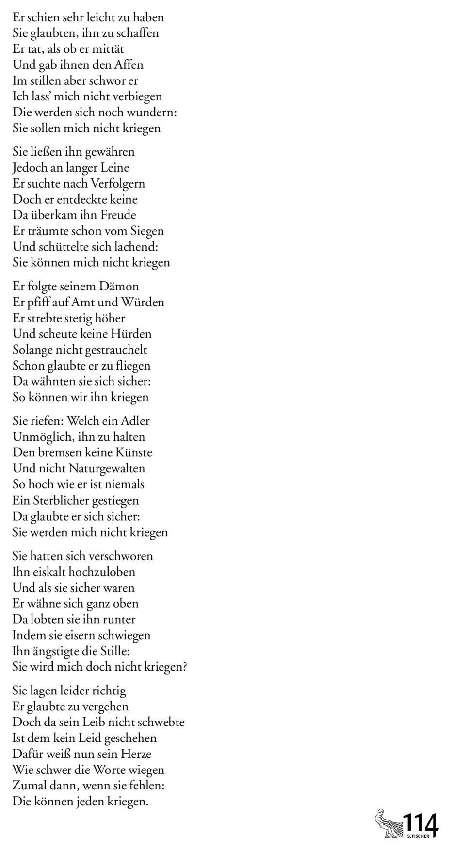 Robert Gernhardt, Lied vom Kriegen