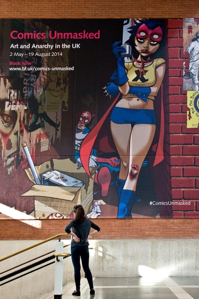 Jamie Hewlett's new artwork for Comics Unmasked