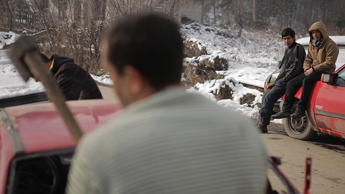 Nazif Mujic spielt sich in »An Episode in the Life of an Iron Picker selbst« | © Danis Tanović