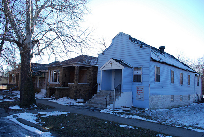 The church of Jesus Christ at Polk Street, Gary, Indiana | Lotzman Katzman (CC BY 2.0)