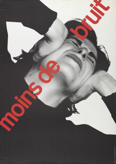 Josef Müller-Brockmann Josef Müller-Brockmann, Moins de bruit, 1960, Museum für Gestaltung Zürich, Plakatsammlung