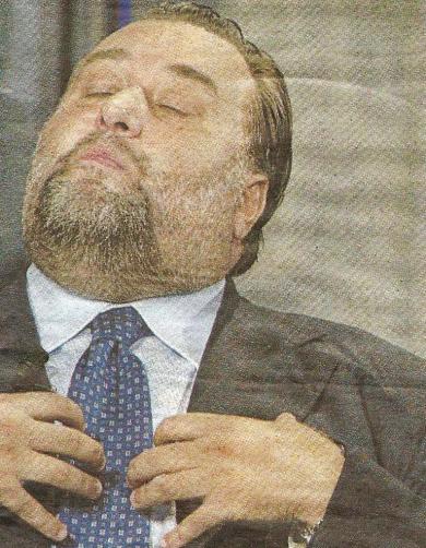 Kein Sympathieträger. Franco Fiorito (Ausschnitt aus &quot;La Repubblica&quot;)
