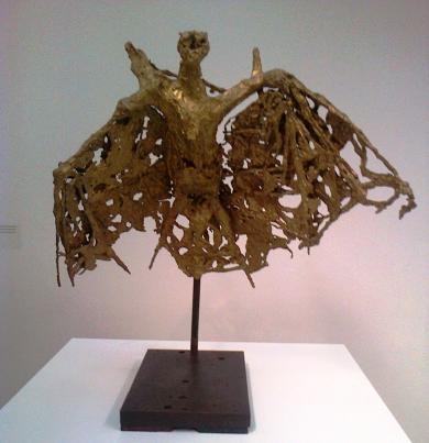 Fledermaus La Chauve-souris (die Fledermaus),1946. Bronze. 91x91x 52 cm. (Sammlung Familie G. Richier) (Bild: Jeanine Pfenninger)