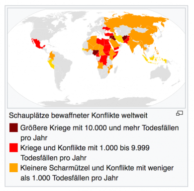 Kriege_Wikipedia Grafik: Wikipedia