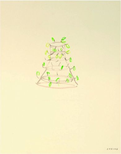 Bethan Huws: Spring, 2008; Courtesy private collection and Galerie Tschudi, Zuoz; © 2021, Bethan Huws / ProLitteris, Zurich