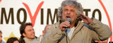 Beppe Grillo in Turin