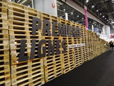 Blick auf den Pavillon der Sonderausstellung „Premières lignes La Grande Guerre" (Bild: Jeanine Pfenninger)