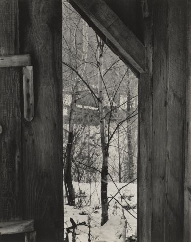 Toward the Sugar House Paul Strand
Toward the Sugar House, Vermont(Blick auf das Sugar House), 1944
Silbergelatine-Abzug, 24.4 × 19.4 cm
Philadelphia Museum of Art, The Paul Strand Collection
© Estate of Paul Strand