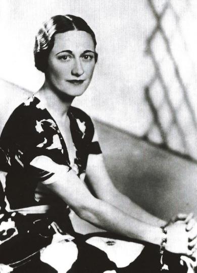 Wallis Simpson, retouchiert. Fotograf  unbekannt. Aus: &quot;Alexis Schwarzenbach, Königliche  Träume&quot;.