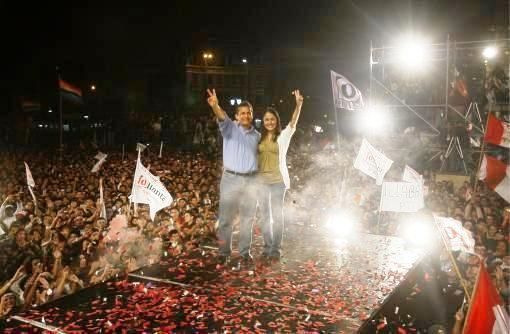 Ollanta Humala Der Sozialdemokrat Ollanta Humala wird neuer peruanischer Staatspräsident. 2016 wird er von Pedro Pablo Kuczynski abgelöst. (Foto: Keystone)