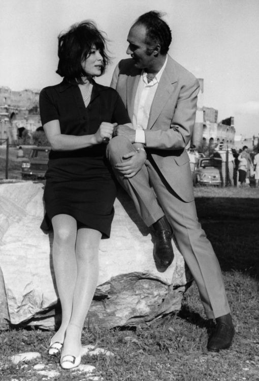 Gréco, Piccoli Juliette Gréco und Michel Piccoli am 20. Mai 1967 im Forum Romanum in Rom. (Foto: Keystone/Str)