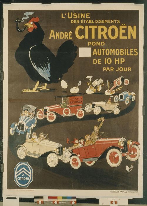 1920 1920: Citroën legt Autos wie ein Huhn Eier legt - nur mehr. Foto © Citroën