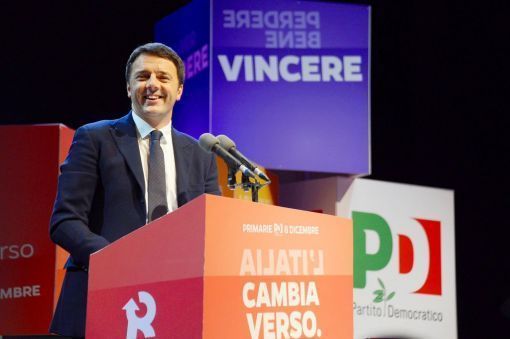 Matteo Renzi Der Florentiner Bürgermeister gewinnt die Primärwahlen seiner Partei und wird Parteichef des sozialdemokratischen italienischen „Partito Democratico“ (PD). Im Februar 2014 wird er italienischer Ministerpräsident. Am 4. Dezember 2016 tritt er zurück, nachdem er die Volksabstimmung über die Einführung einer Verfassungsreform verloren hatte. (Foto: Keystone)