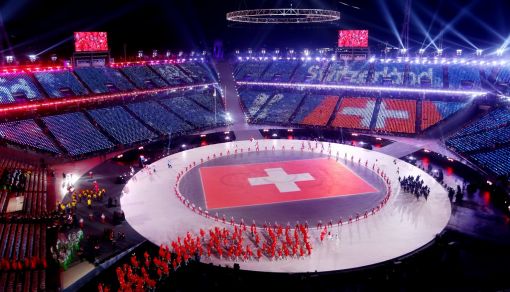Pyeongchang Im südkoreanischen Pyeongchang werden die 23. Olympischen Winterspiele eröffnet. Sie dauern bis zum 25. Februar. (Foto: Keystone/EPA/DiegoAzubel)