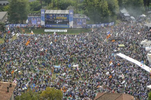 Pontida Pontida 2019 (Foto: Keystone/AP/Ansa/Filippo Venezia)