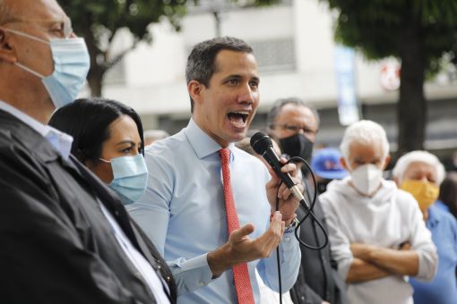 Juan Guaidó Juan Guaidó am 7. Dezember in Caracas (Foto: Keystone/AP/Ariana Cubillos)