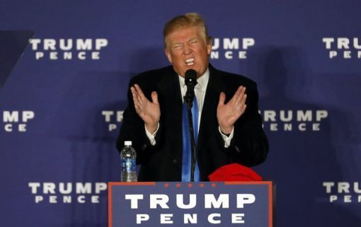 Kandidat Trump Am zweiten Tag des Parteikonvents der Republikaner in Cleveland (Ohio) wird Donald Trump zum Präsidentschaftskandidaten gewählt. Für Trump stimmen 69,8 Prozent der Delegierten, für Cruz 19,6 Prozent, für Kasich 5,1 Prozent und für Rubio 5,0 Prozent. (Foto: Keystone/AP)