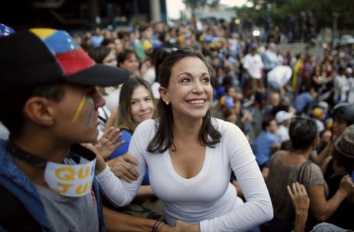 Maria Corina Machado (Foto: Keystone/AP/Ariana Cubillos)