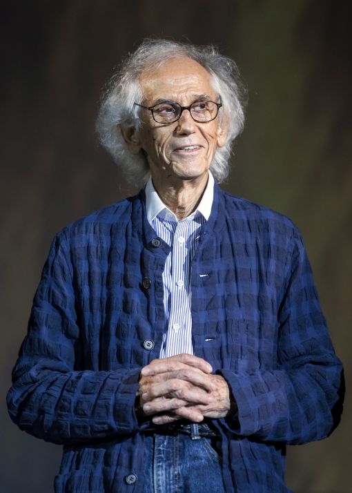 Christo am Filmfestival von Locarno, 9. August 2018 (Foto: Keystone/Alexandra Wey)
