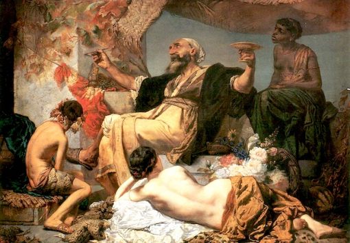 Anselm Feuerbach: Hafis vor der Schenke (Bild: PD)