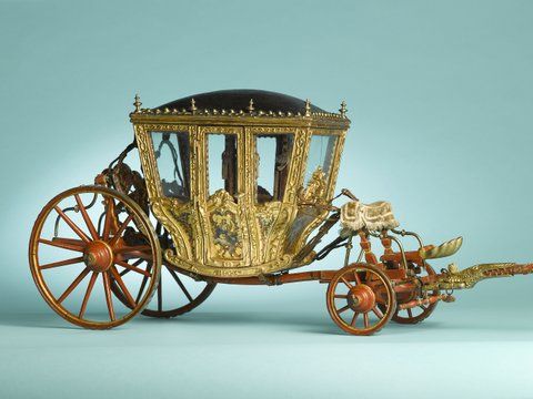 Modell einer Kutsche aus dem frühen 18. Jahrhundert © Musée jurassien d&#039;art
et d&#039;histoire
