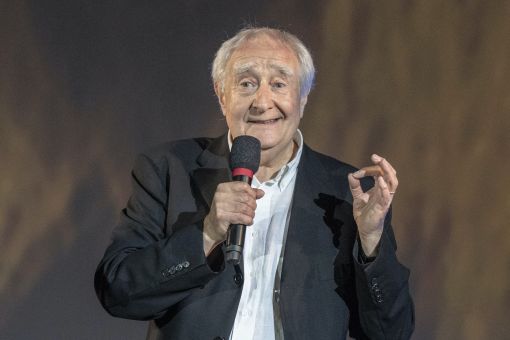 Fredi M. Murer 2019 bei seinem Dank für den Pardo d&#039;oro, den ihm das Filmfestival Locarno für sein Lebenswerk verliehen hat (Keystone, Urs Flüeler)