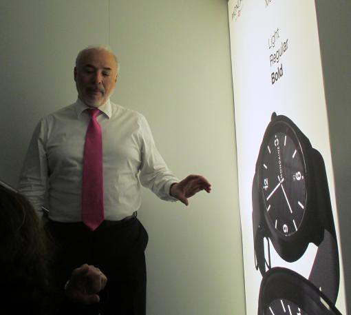 Baselworld Ronnie Bernheim, Sohn des Firmengründers, der heute zusammen mit seinem Bruder André Bernheim das Familien-Unternehmen leitet. (Bild: André Pfenninger)