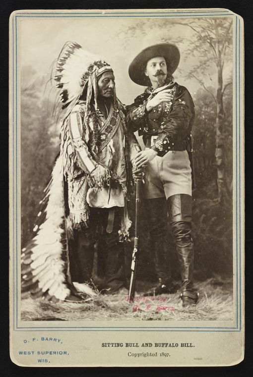 Sitting Bull, Buffalo Bill Sitting Bull und Buffalo Bill (Foto: Library of Congress, Washington)