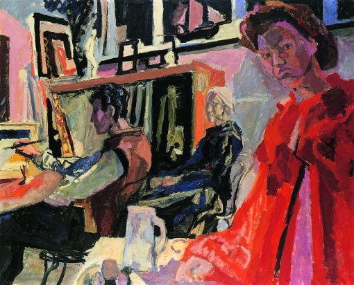 Max Gubler 4 Max Gubler: Grosses Interieur bei Nacht, 1939, Unterengstringen, Öl auf Leinwand, 129 x 160 cm, Kunstmuseum Solothurn, © Eduard, Ernst und Max Gubler-Stiftung, Zürich