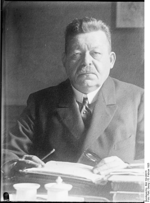 Friedrich Ebert Das letzte Bild des Reichspräsidenten, aufgenommen am 15. Februar 1925, 13 Tage vor seinem Tod (Bild: Deutsches Bundesarchiv, Fotograf: Georg Pahl, Bild 102-00015)