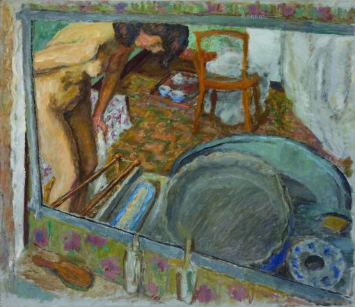 Pierre Bonnard: Effet de glace ou Le tub (1909), Öl auf Leinwand, 73 x 84,5 cm, Dauerleihgabe Hahnloser/Jaeggli Stiftung, Kunstmuseum Bern, Fotografie: Reto Pedrini, Zürich, © 2017 Pro Litteris, Zürich