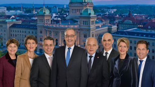 Bundesratsfoto (Foto: Keystone/Bundeskanuzlei/Markus A. Jegerlehner)