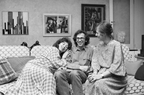 Christo, Jeanne-Claude Christo, Jeanne-Claude (links) im Zürcher Kunstgewerbemuseum (Foto: Keystone/Photopress-Archiv)