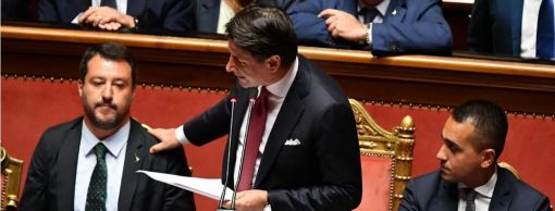 Salvini, Conte Matteo Salvini, Giuseppe Conte. Luigi Di Maio