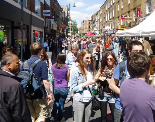 Brick Lane am Sonntag