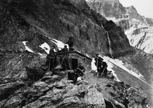 Grünhornhütte Dazumal