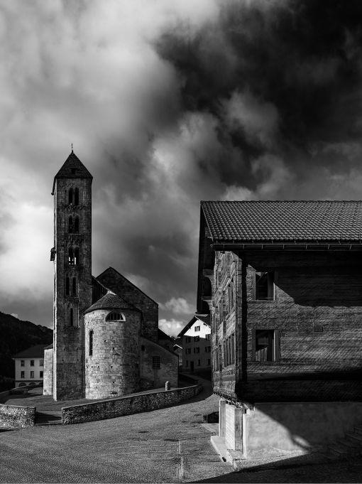 Quinto Haus am Hauptplatz von Quinto (Foto: Luca Ferrario)