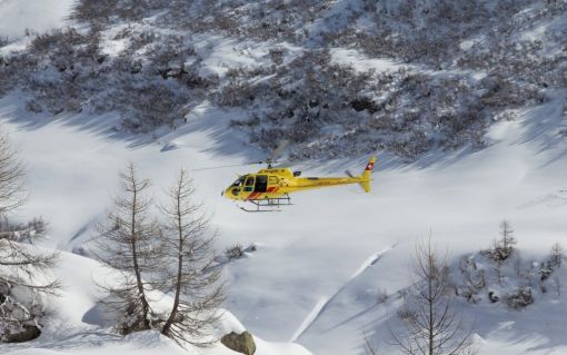 Heli Landung ausserhalb der autorisierten Plätze (Foto: Katharina Conradin)