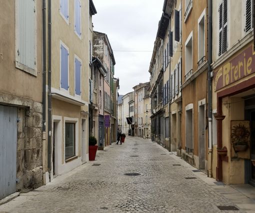 Hauptgasse Hauptgasse in Dieulefit (Foto: J21, Hans Woller)