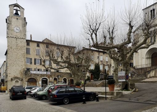 Dieulefit Platz in Dieulefit (Foto: J21, Hans Woller)