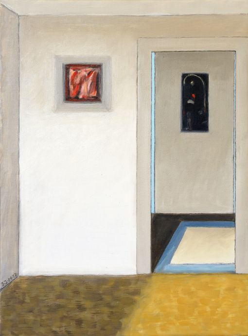 Irma Ineichen Irma Ineichen: Die Bilder (in Räumen). 2017. Öl auf Leinwand. 81x60 cm.