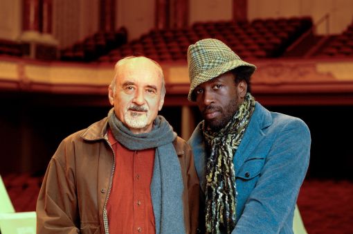 Kessler Williams Gegensätzlich und voller Harmonie: Thomas Kessler und der US-Poet Saul Williams. Foto © Werner Schnetz/Lucerne Festival