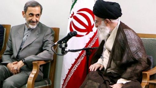Velayati, Khamenei Ali Akbar Velayati (links) und sein Arbeitgeber Ayatollah Ali Khamenei