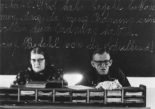 Mennonitenschule, Lehrer Lehrer an einer Mennonitenschule, Mexiko 1980