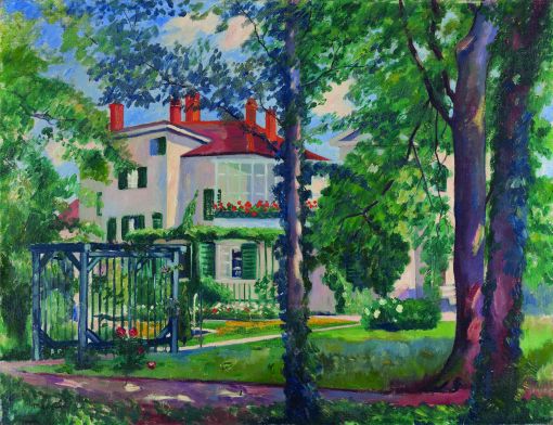Henri-Charles Manguin: „La Flora, Winterthur“ (1912), Öl auf Leinwand, 76 x 96 cm, Dauerleihgabe Hahnloser/Jaeggli Stiftung, Kunstmuseum Bern, Fotografie: Reto Pedrini, Zürich, © 2017 Pro Litteris, Zürich