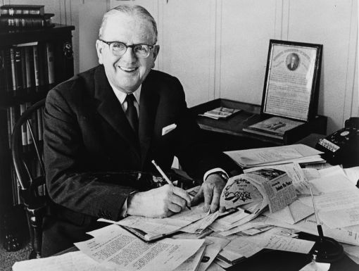Norman Vincent Peale, 1898-1993. Foto: Roger Higgins, World Telegram, 1966 (Library of Congress/Wikimedia)