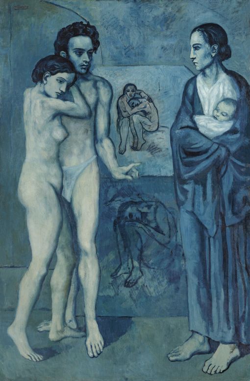 Beyeler: Picasso Pablo Picasso, La Vie, 1903, Öl auf Leinwand, 197 x 127,3 cm
The Cleveland Museum of Art, Schenkung Hanna Fund
© Succession Picasso / 2018, ProLitteris, Zürich
Foto: © The Cleveland Museum of Art