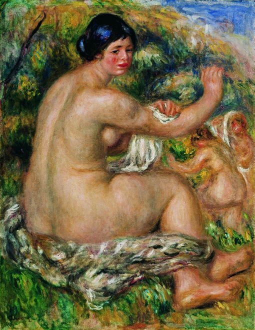 Renoir: Femme s'essuyant Pierre-Auguste Renoir (1841–1919): Femme s’essuyant, um 1912/1914, Kunst Museum Winterthur
Bühler interessierte sich stets auch für die «Vorläufer» der von ihm geschätzten Künstler. Eine solche Beziehung sah er zwischen dem späten Renoir und Bonnard. Bühler besass zwölf nach 1900 entstandene Bilder Renoirs.
