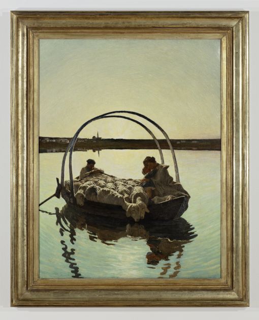 Ave Maria Giovanni Segantini, Ave Maria a trasbordo (Ave Maria bei der Überfahrt), 1886, Öl auf Leinwand, Otto Fischbacher Giovanni Segantini Stiftung, Foto: Stefan Rohner